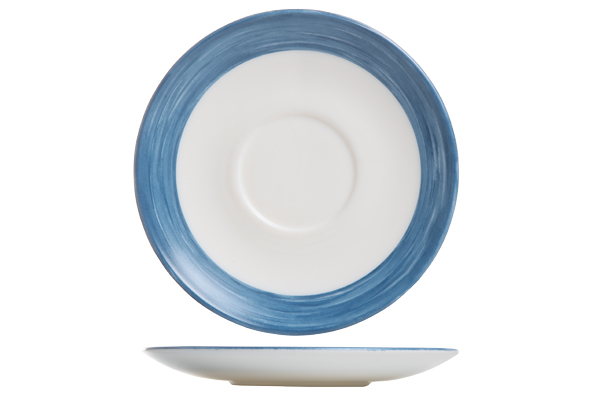 Arcoroc Brush Bleu Jean Sous-Tasse 14cm